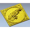 Ворон в кольце - 3D модель STL для ЧПУ