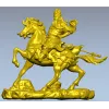Gallant Rider - high-detail 3D STL model for CNC milling