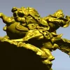 Gallant Rider - high-detail 3D STL model for CNC milling