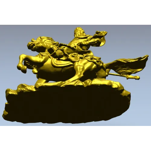 Gallant Rider - high-detail 3D STL model for CNC milling