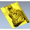 Вуаль во мраморе - барельефная 3D модель STL для ЧПУ