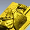 Вуаль во мраморе - барельефная 3D модель STL для ЧПУ