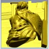 Вуаль во мраморе - барельефная 3D модель STL для ЧПУ
