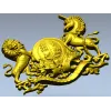 Royal Coat of Arms 3D STL model for CNC carving