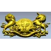 Royal Coat of Arms 3D STL model for CNC carving