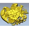 Armenian Coat of Arms STL 3D Relief for CNC
