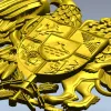 Armenian Coat of Arms STL 3D Relief for CNC