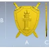Герб "Законъ" - 3D модель STL для ЧПУ