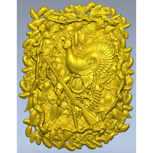 Охотничий картуш "Глухарь" - 3D модель STL