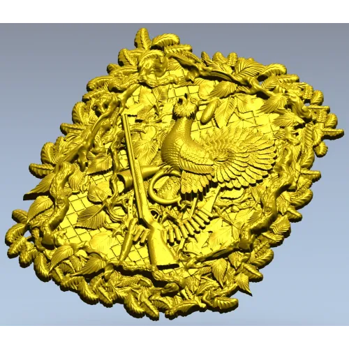 Охотничий картуш "Глухарь" - 3D модель STL