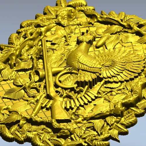 Охотничий картуш "Глухарь" - 3D модель STL