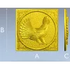 Глухарь в медальоне - STL панель для ЧПУ