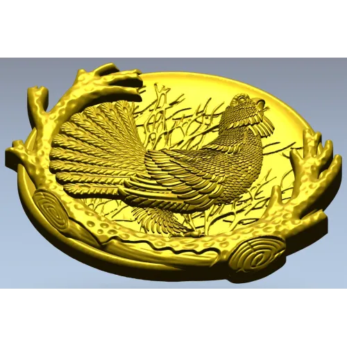 Глухаринная тарелка - 3D модель STL для ЧПУ