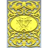 Golgotha Medallion Acanthus Panel - STL for CNC