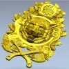 Волчья эмблема - 3D модель STL для ЧПУ