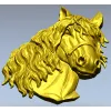 Голова коня в гриве - 3D модель STL для ЧПУ