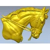 Horse head relief STL - high-detail 3D model for CNC carving