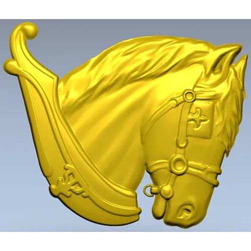 Голова лошади - STL 3D модель для ЧПУ