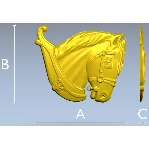 Голова лошади - STL 3D модель для ЧПУ