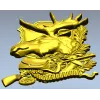 Охотничий трофей - барельеф головы лося в щите (STL)