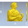 Античный вельможа - 3D модель STL для ЧПУ