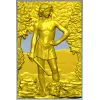 David the Victor - high relief 3D model in STL for CNC