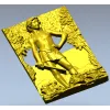 David the Victor - high relief 3D model in STL for CNC