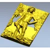 David the Victor - high relief 3D model in STL for CNC