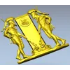 Греческие гоплиты - рельефная 3D модель STL для ЧПУ