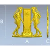 Греческие гоплиты - рельефная 3D модель STL для ЧПУ