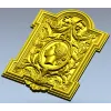 Греческий медальон - 3D панель в классическом рельефе (STL для ЧПУ)