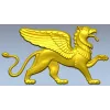 Грифон - барельеф в формате STL для ЧПУ