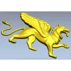 Грифон - барельеф в формате STL для ЧПУ