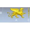 Грифон - барельеф в формате STL для ЧПУ