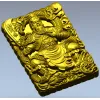 Гуан Гун - рельефная 3D модель в формате STL для ЧПУ