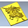 Гуань Гун на коне - религиозно-историческое панно в формате STL для ЧПУ