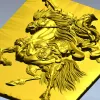 Гуань Гун на коне - религиозно-историческое панно в формате STL для ЧПУ