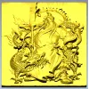 Гуань Гун с драконом - рельефная 3D модель (STL) для ЧПУ
