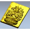 3D модель Гуаньинь - рельефная панель STL для ЧПУ
