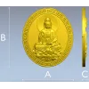 Медальон Гуаньинь - 3D модель STL для ЧПУ