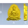 Guanyin Lotus Relief STL