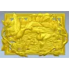 Geese on the Lake - high-relief STL panel for CNC