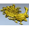 Goose with Flower Cart - detailed STL 3D model for CNC carving