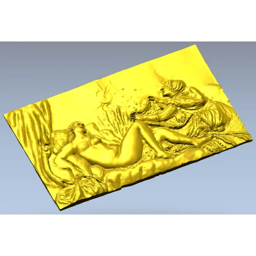 Dana bas-relief STL for CNC