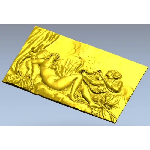 Dana bas-relief STL for CNC