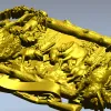 Охотничье панно "Стая" - 3D модель STL для ЧПУ