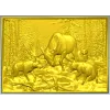 Панно "Охота стаи" - 3D модель STL для фрезеровки