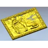 Дуэт львиц - рельефная stl модель панно для ЧПУ