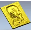 Рельефное панно "Весенняя нимфа" - 3D модель STL для ЧПУ