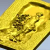 Рельефное панно "Весенняя нимфа" - 3D модель STL для ЧПУ